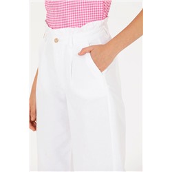 Kadın Beyaz Pantolon