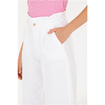 Kadın Beyaz Pantolon