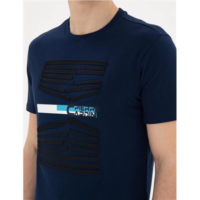Lacivert Slim Fit Tişört