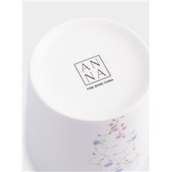 Кружка, 450 мл, 2 шт, фарфор F, белая, Цветы, Gentle garden