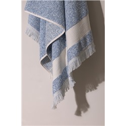 Brest %100 Pamuk Banyo Havlusu - Mavi - 75x150 cm