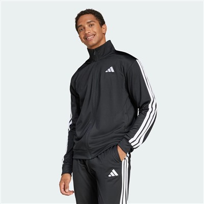 men's 3-stripes tricot regular track jacket