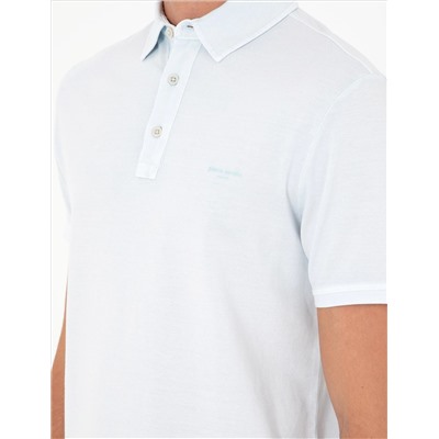 Açık Mavi Slim Fit Tişört