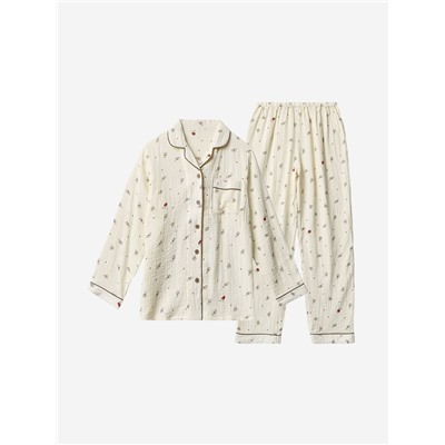 Женская пижама в нежных и теплых расцветках Экспорт