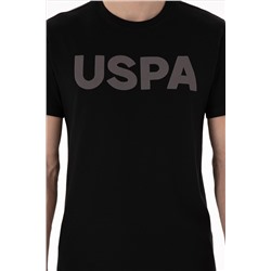 Erkek Regular Fit Bisiklet Yaka Siyah Basic Tişört