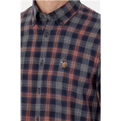 Erkek Lacivert Uzun Kollu Gömlek