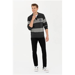 Erkek Antrasit Melanj Kazak