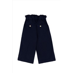 Kız Çocuk Lacivert Kanvas Pantolon