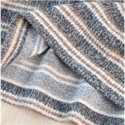 Женская полосатая базовая футболка с длинным рукавом