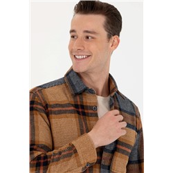 Erkek Oduncu Camel Gömlek