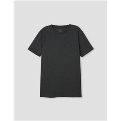 Camiseta Básica, Gris Oscuro