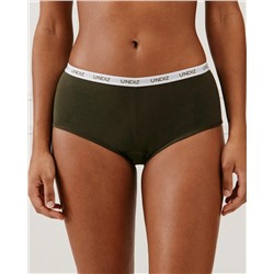 Short en algodón verde