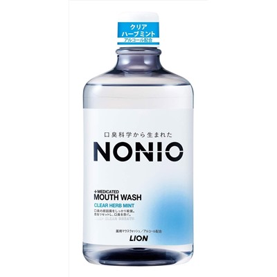 LION Ополаскиватель для полости рта  антибактериальный NONIO Mouth Wash cо вкусом мяты и трав 1000