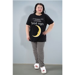 Пижама с брюками больших размеров Луна