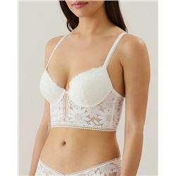 Bustier push-up de encaje