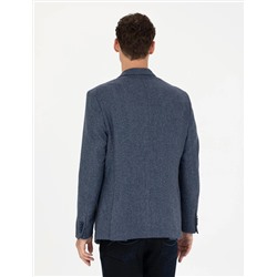 Lacivert Slim Fit Ceket