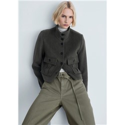 Jeans wideleg detalle cinturón