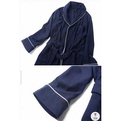 Мягкий, дышащий, впитывающий халат с вафельной текстурой  Экспорт