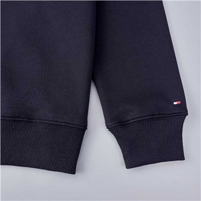 Мужской толстый и удобный свитер из хлопка и бархата ТОММИ ХИЛФИГЕ*Р