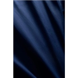 Coyne King Size %100 Pamuk Baskılı Saten Nevresim Takımı - Lacivert