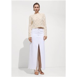 Jersey crochet flores