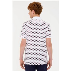 Erkek Beyaz Polo Yaka Tişört