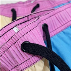 Мужские пляжные шорты Pull & Bea*r с эффектом потертостей в стиле колор блок 🩳  Экспорт