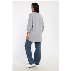 24414 Джемпер удлиненный с лейблом