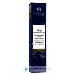 Sanoflore Crème Merveilleuse Légère - Soin de Jour Lissant Anti Rides BIO 40 ml