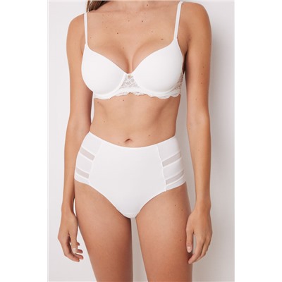 Braga reductora alta blanca tul