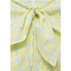 Vestido lazo cuadros