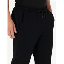 Siyah Slim Fit Eşofman Altı