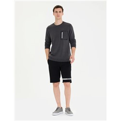 Antrasit Regular Fit Sweatshirt