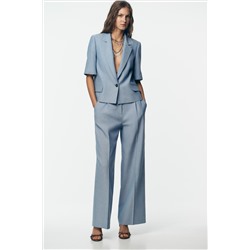 BLAZER MANGA CORTA CROPPED