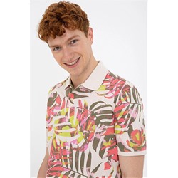 Erkek Turuncu Polo Yaka Tişört