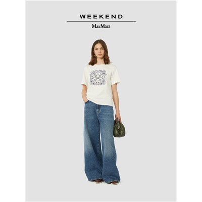 Футболки WEEKEND MAX MARA 26-style LOVE letter 1983. Эта серия — точная копия оригинального дизайна, с очень аккуратной строчкой и этикеткой, изготовленной на заказ. Изготовлены из комфортной и приятной для кожи ткани из чистого хлопка.