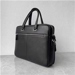 Мужская кожаная сумка-портфель для документов, ноутбука