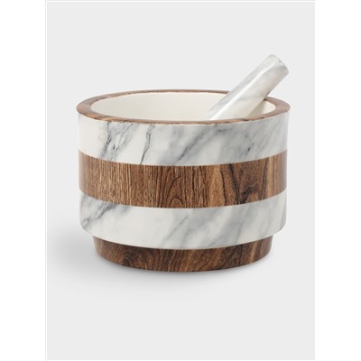 Ступка с пестиком, 15 см, Wood & Marble