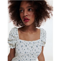 Gemustertes Minikleid