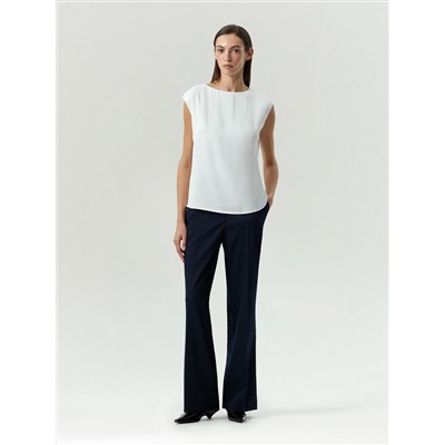 Блузка без рукавов из 100% вискозы, B3158/atlas