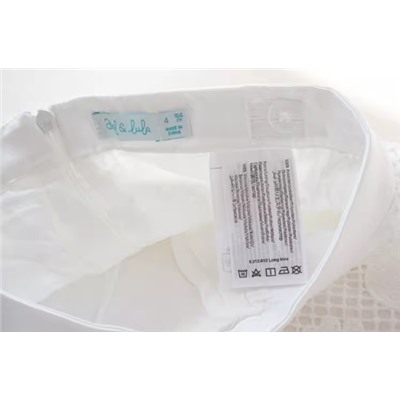 Укороченные кружевные штаны для девочек