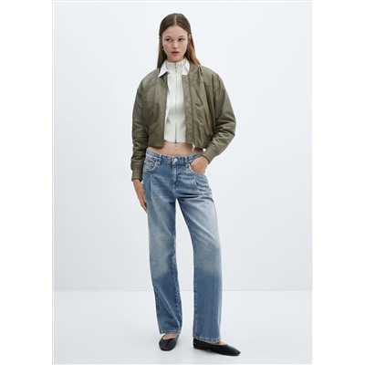 Jeans rectos pinzas