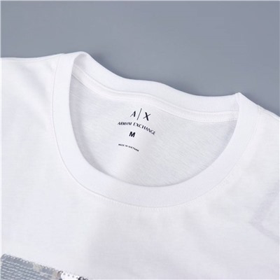 Облегающая футболка с пайетками АРМАН*И