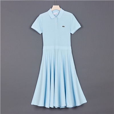 Женское спортивное платье поло 2 цвета ЛАКОСТ*Е