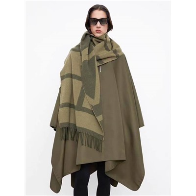 Большой объемный шарф-палантин  Totem*e