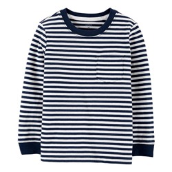 Striped Pocket Jersey Tee