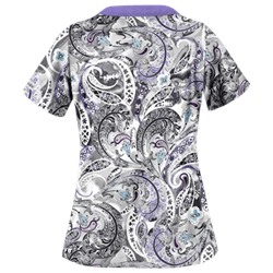 UA Charming Swirls Granite Print Scrub Top