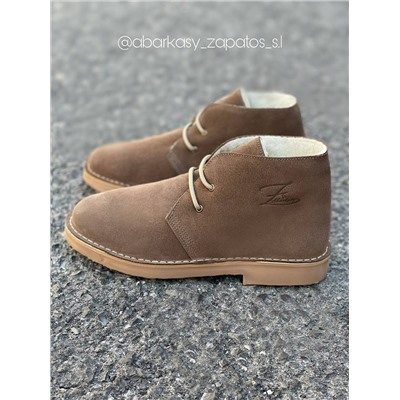 AB.Z. 3612/2 Vison С ДВОЙНЫМИ ШНУРКАМИ+AB.Z · Pelle · 21-35 (350) АКЦИЯ