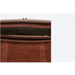 Bandolera de piel Tex Marrón