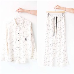 Пижама рубашка + штаны хлопковой фактуры  ВИКТОРИЯ СИКРЕ*Т